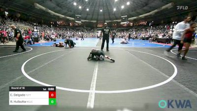 52 lbs Round Of 16 - Cayson Delgado, Tuttle Wrestling vs Roman Hulbutta, Mojo Grappling Academy