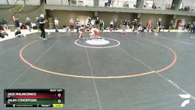 132 lbs Semifinal - Jack Malinconico, CA vs Jalen Concepcion, CA