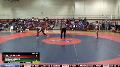 132 lbs Round 3 - Lincoln Bryant, Hartselle vs Damion Billups, Benjamin Russell