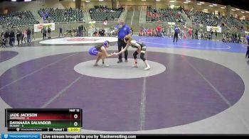 117 lbs Round 1 (4 Team) - Jade Jackson, Harrisburg vs Dayanara Salvador, McNary