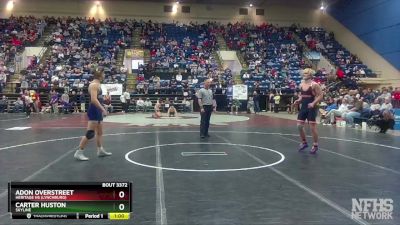 3 - 150 lbs 5th Place Match - Carter Huston, Skyline vs Adon Overstreet, Heritage HS (Lynchburg)