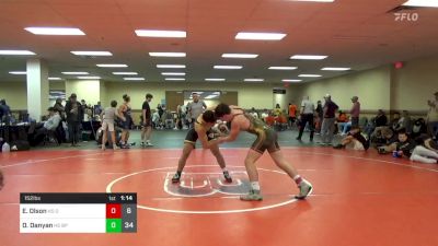 152 lbs Rr Rnd 2 - Ewan Olson, OMP HS vs Dheyaa Danyan, Bethel Park HS