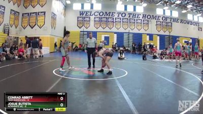 132 lbs Round 4 (8 Team) - Conrad Abbitt, Team Barracuda vs Josue Butista, Altamonte WC