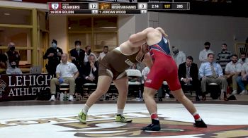 285 lbs Jordan Wood (Lehigh) vs Ben Goldin (Penn)