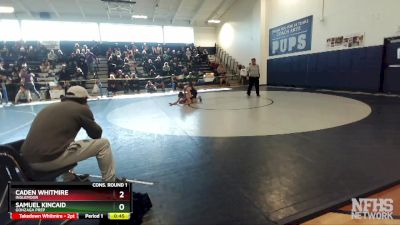 132 lbs Cons. Round 1 - Caden Whitmire, Inglemoor vs Samuel Kincaid, Gonzaga Prep