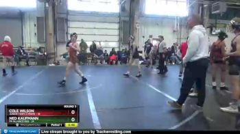 120 lbs Round 3 (4 Team) - Cole Wilson, Junior Terps Xtreme vs Ned Kaufmann, PA Alliance Red