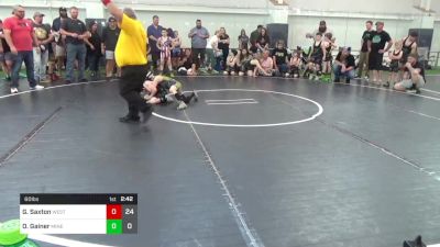 60 lbs Pools - Gavin Saxton, West Virginia Wild vs Opie Gainer, Mineral Wells Bulldawgs