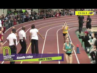 G 4xMile H03 (part 2 Adrenaline Tc-De 20:00.97 * #2 all-time, HS Indoor Nationals 2012)