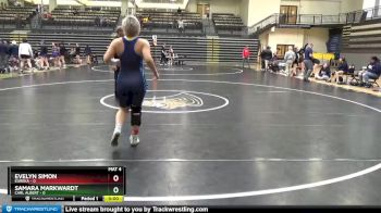 130 lbs Round 5 (8 Team) - Samara Markwardt, Carl Albert vs Evelyn Simon, Eureka