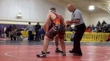 220 lbs semi-finals Wyatt Landreth vs. Mike Calello