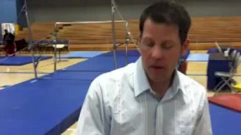 Chris Waller before the OU Dual Meet