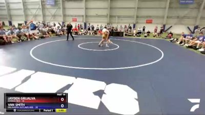 106 lbs Quarters & 1st Wb (16 Team) - Jayden Grijalva, Kansas Red vs Van Smith, Oklahoma Outlaws Red