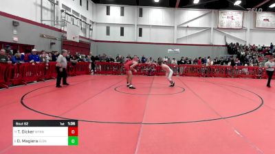 152 lbs Round Of 16 - Tommy Dicker, Watertown vs Daniel Magiera, East Longmeadow