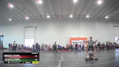 66 lbs Round 2 - Bentley Young, Team Bear Wrestling Club vs Charles Dosier, Team Bear Wrestling Club