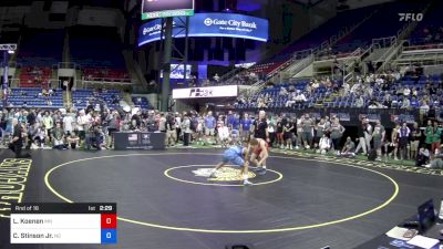 120 lbs Rnd Of 16 - Luke Koenen, Minnesota vs Cameron Stinson Jr., North Carolina