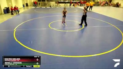 115 lbs Finals (8 Team) - Benelli Johnson, LPGE/B Wolves vs Kolten Nielsen, Red Rock Central