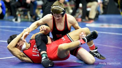 1A-120 lbs 1st Place Match - Garret Rinken, Nashua-Plainfield vs Brandon Paez, Lisbon