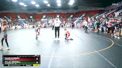 70 lbs Cons. Round 2 - Caleb Kuberry, Scrapyard WC vs Dylan Grinnell, Lakewood WC