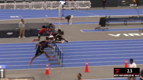 High School Boys' 60m Hurdles, Finals 1