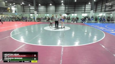 157 lbs Round 1 (4 Team) - Houston Leeah, NORTH CAROLINA WRESTLING FACTORY - RED vs Kamarion Simmons, D1 ELITE