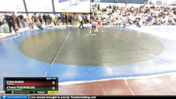 141 lbs Cons. Round 3 - Ethan Pogorzelski, UW-Whitewater vs Evan Burge, Wabash