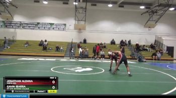 157 lbs 1st Place Match - Gavin Ibarra, Mt San Antonio College vs Jonathan Aldana, Santa Ana