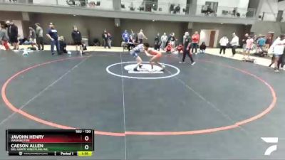 120 lbs Champ. Round 1 - Javohn Henry, Washington vs Caeson Allen, Del Norte Wrestling Inc.