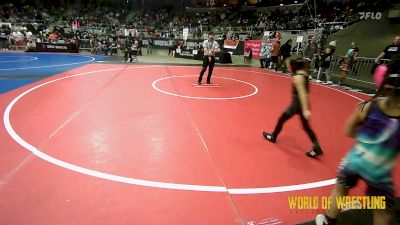 45 lbs Round Of 16 - Raeghan Rivera, Oklahoma Wrestling Academy vs Torah Craig, Seymour Youth Wrestling Club