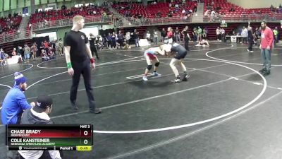 140 lbs Cons. Round 5 - Chase Brady, Independent vs Cole Kansteiner, Nebraska Wrestling Academy