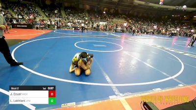 61 lbs Round Of 64 - Jaxton Coyer, Michigan West vs Logan Lakhlani, JPW