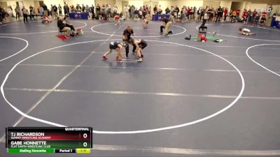 86 lbs Quarterfinal - Tj Richardson, Summit Wrestling Academy vs Gabe Honnette, Flat Earth Wrestling Club