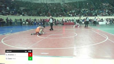 113 lbs Round Of 64 - Carter Riddles, Unattached Assassins vs Corlin Cass, Pawhuska