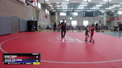 53 lbs Round 5 - Wyatt Behm, East Idaho Elite vs Xydon Zollinger, East Idaho Elite