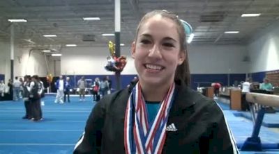 Rachel Abrams of Rowland-Ballard after winning her Final State Championship