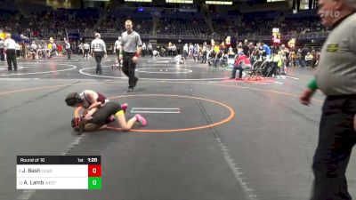 78 lbs Round Of 16 - Jacie Bash, Dubois vs Ava Lamb, West Allegheny