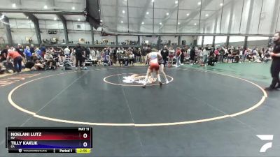 125 lbs Quarterfinal - Noelani Lutz, NV vs Tilly Kakuk, CA