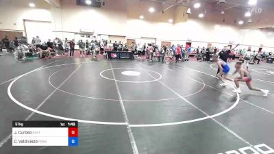 57 kg Cons 8 #1 - James Curoso, Santa Rosa Wrestling vs Carlos Valdiviezo, Poway Wrestling