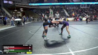 130 lbs Semifinal - Kahlyn Davis, Halstead vs Ashlyn Hahn, Stockton