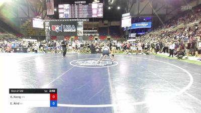 126 lbs Rnd Of 128 - Keiichi Kong, Minnesota vs Ethan Aird, Wisconsin