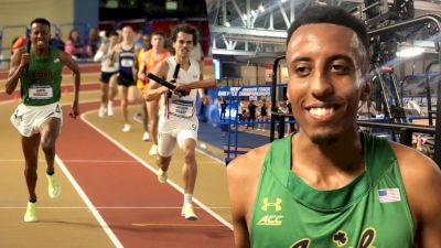 Despite Runner-Up Finish Yared Nuguse Still Focused On His Team