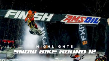 Highlights: ERX Snocross National Round 12 Snow Bike Moto 2