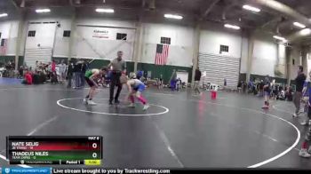 84 lbs Round 4 (6 Team) - Nate Selig, Jr Titans vs Thadeus Niles, Team Zapas