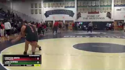 220 lbs Quarterfinal - Lane Barnes, Monarch vs Cristian Brito, Westminster