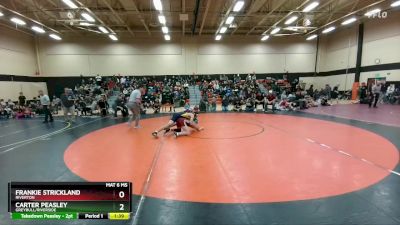 138A Round 2 - Frankie Strickland, Riverton vs Carter Peasley, Greybull/Riverside