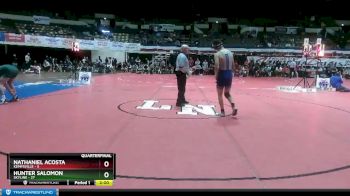 157 lbs Quarterfinals (8 Team) - Nathaniel Acosta, Kempsville vs Hunter Salomon, Skyline