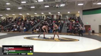 285 lbs 5th Place Match - Cole Gripka, Missouri vs Cole Jackson, Cal Poly