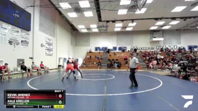 285 lbs Round 1 (16 Team) - Kevin Jimenez, Skyline College vs Kale Kreller, Lassen College