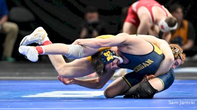 141 lb R32, Allan Hart, Missouri vs Stevan Micic, Michigan