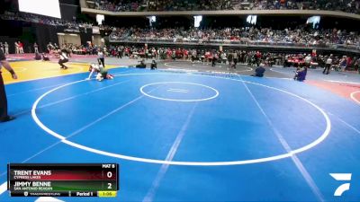 6A 144 lbs Quarterfinal - Jimmy Benne, San Antonio Reagan vs Trent Evans, Cypress Lakes