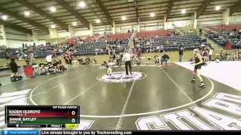 77 lbs Finals (2 Team) - Shane Bayley, Idaho 2 vs Kaden Oldroyd, Utah Gold